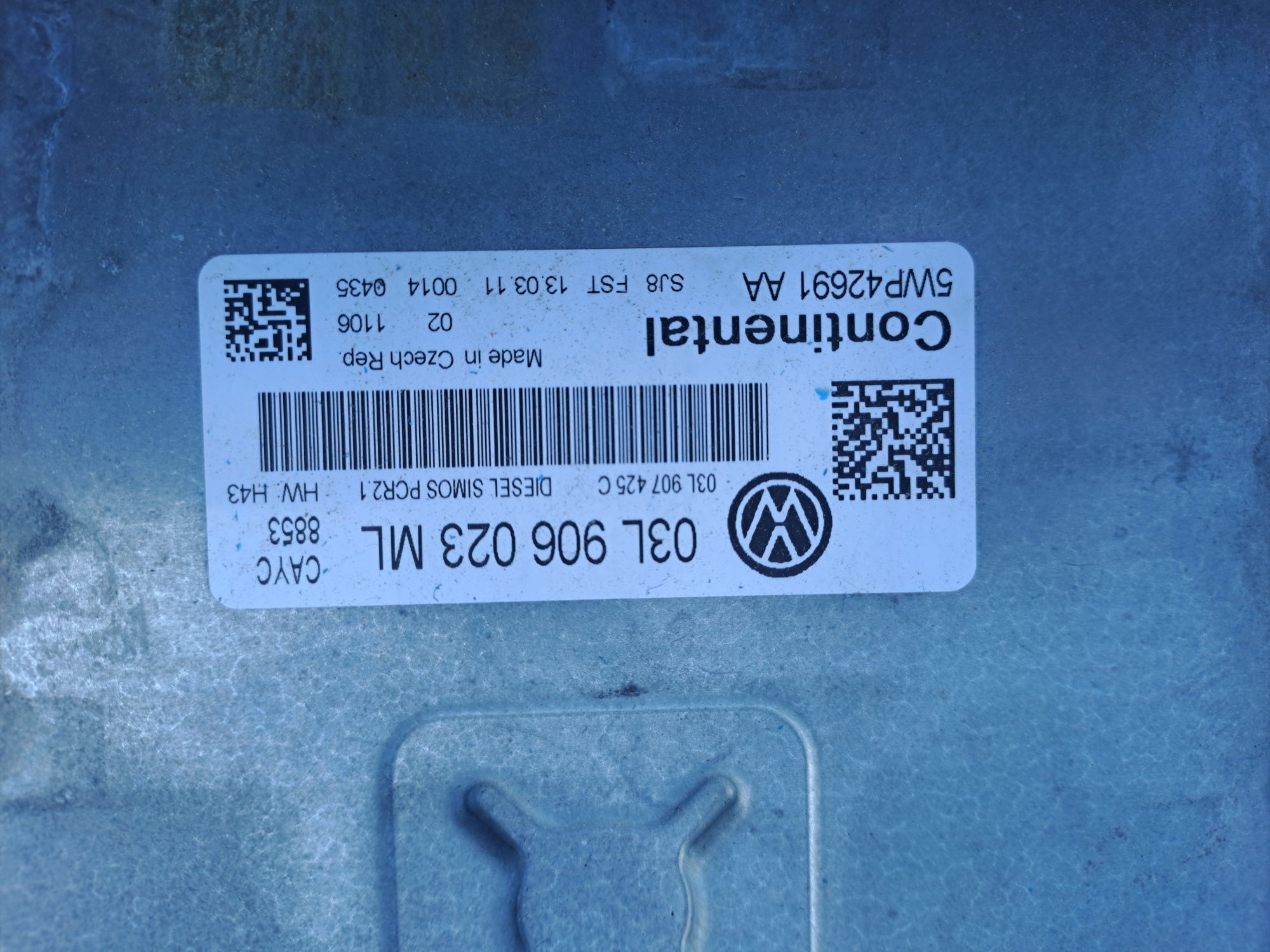 Komputer Sterownik VW GOLF VI 1.6 TDI 03L906023ML