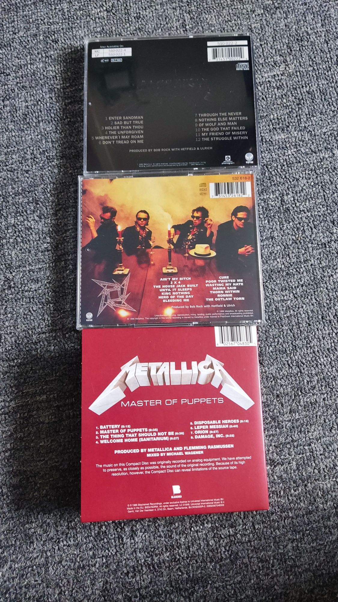 Metallica płyty CD