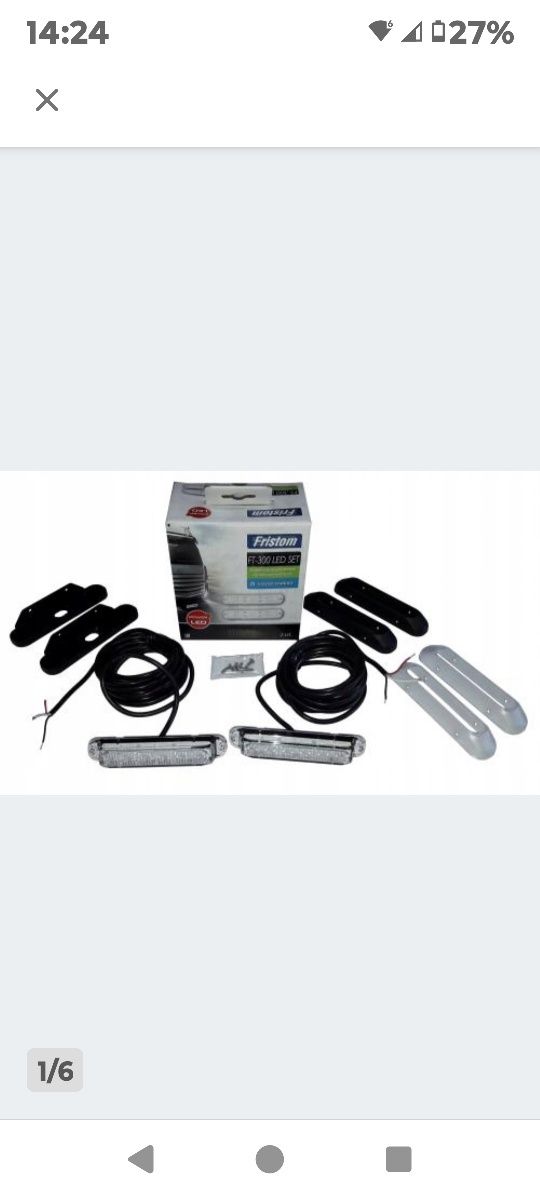 Lampy jazdy dziennej LED polskie fristom FT-300