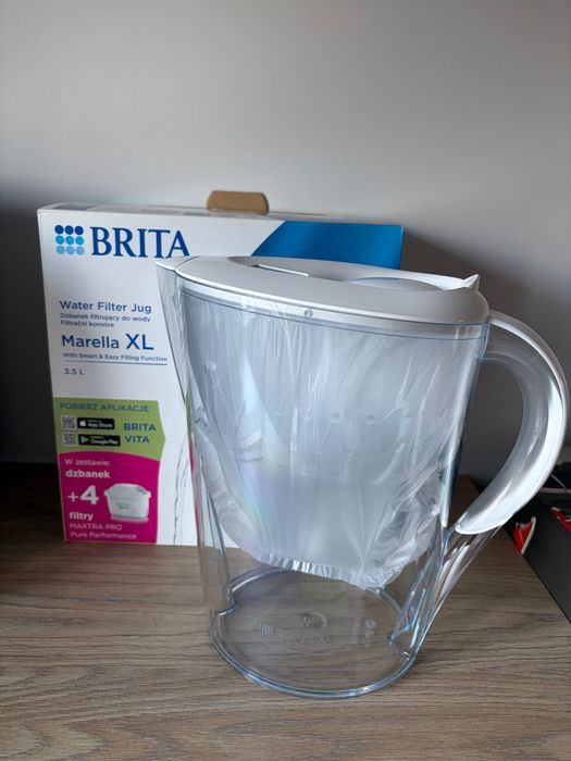 Dzbanek filtrujący Brita Marella XL 3,5l nowy biały
