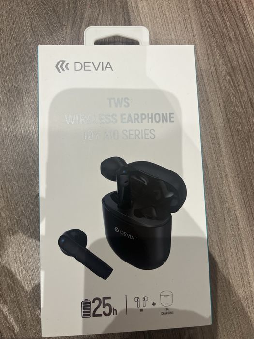 Nowe Słuchawki bezprzewodowe devia tws a10