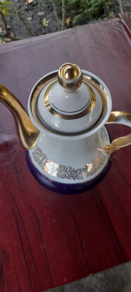 Кружка,Кришечки ,чайник ,цукерничка .Кобальт.