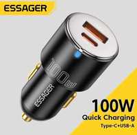 Essager Optimus Prime High Power Car Charger 100W Black (ECCAC-QTZ01)