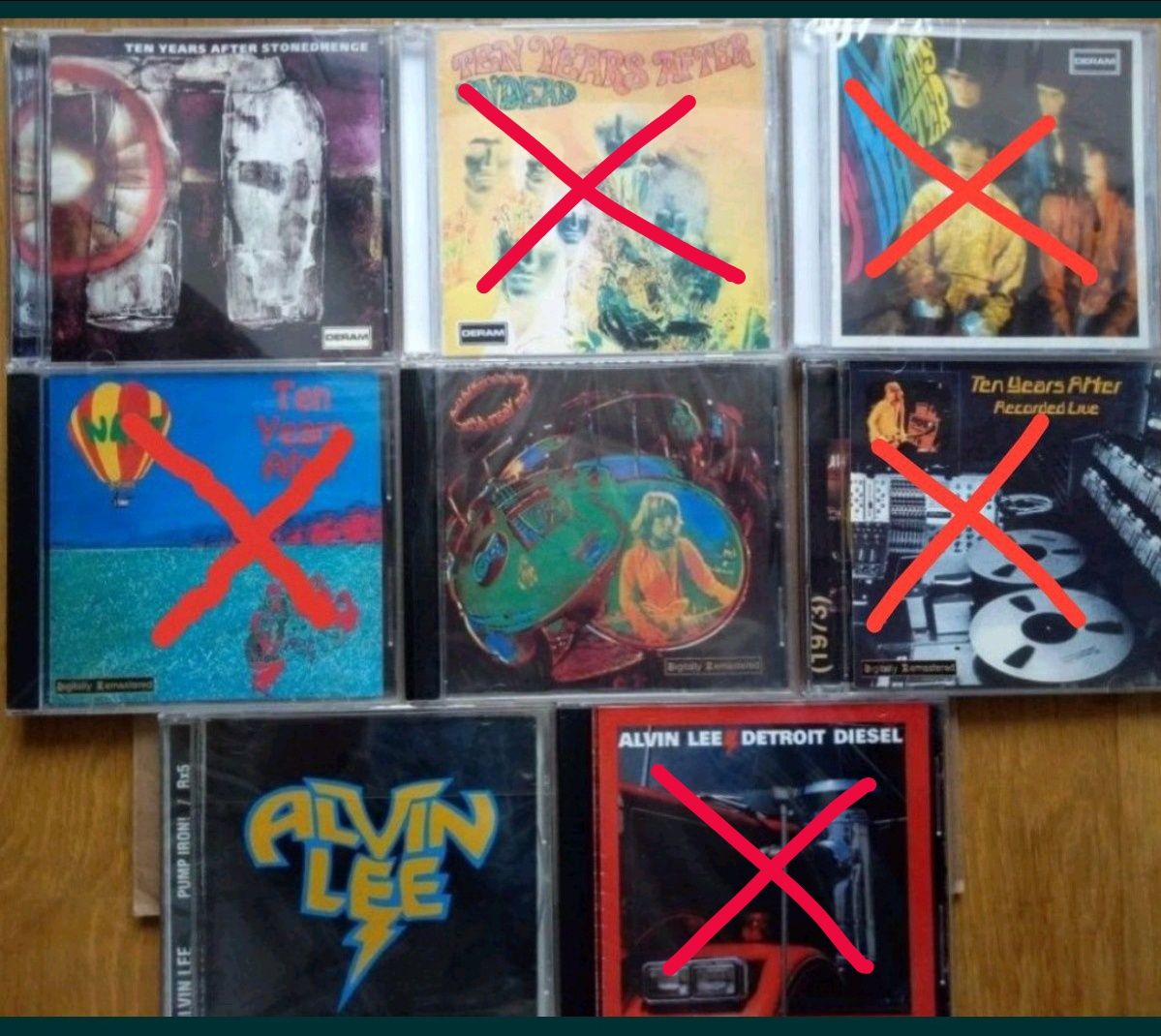 CD : Ten Years After,Elton John,Bloodrock,Whitesnake,Grand Funk Railro