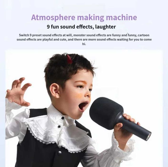 Караоке мікрофон Xiaomi MiJia Karaoke Gray