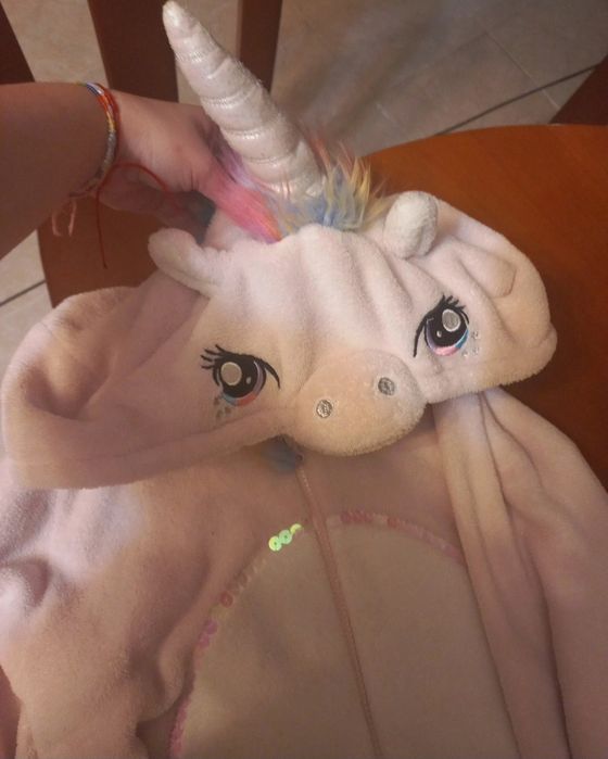 Macacão de dormir unicórnio