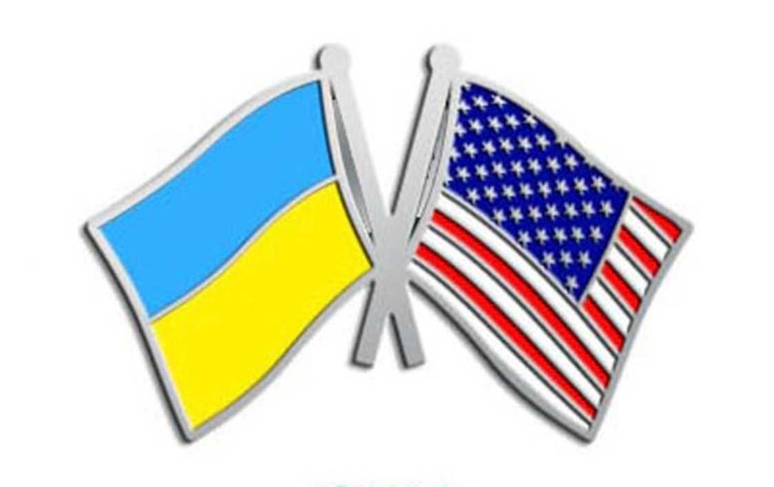 Двойной Значок Украина Сша