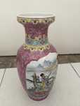 Jarra chinesa familia rosa