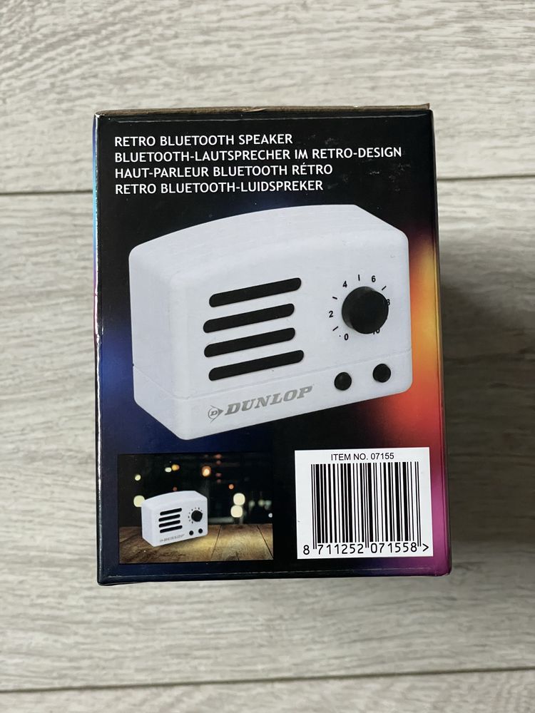Retro glosnik bluetooth DUNLOP