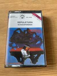 Sepultura schizophrenia kaseta magnetofonowa sprawna