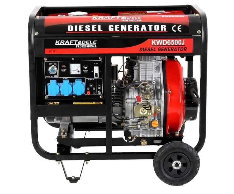 KRAFT&DELE Agregat Prądotwórczy Generator Diesel 6500w AVR KD122