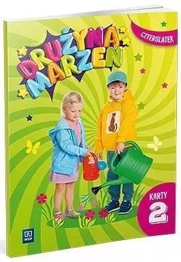 Drużyna marzeń Czterolatek.Karty pracy cz.2. WSiP. Nowy Produkt
