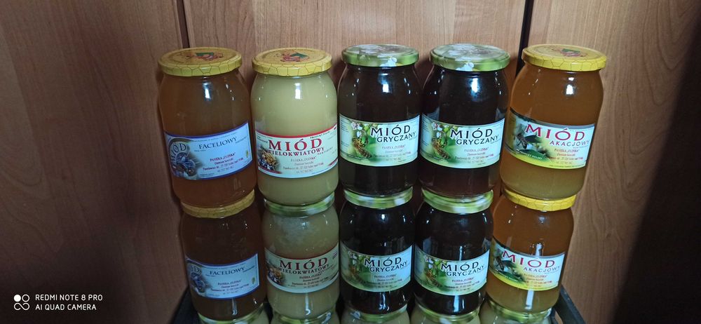 Miód naturalny z własnej pasieki