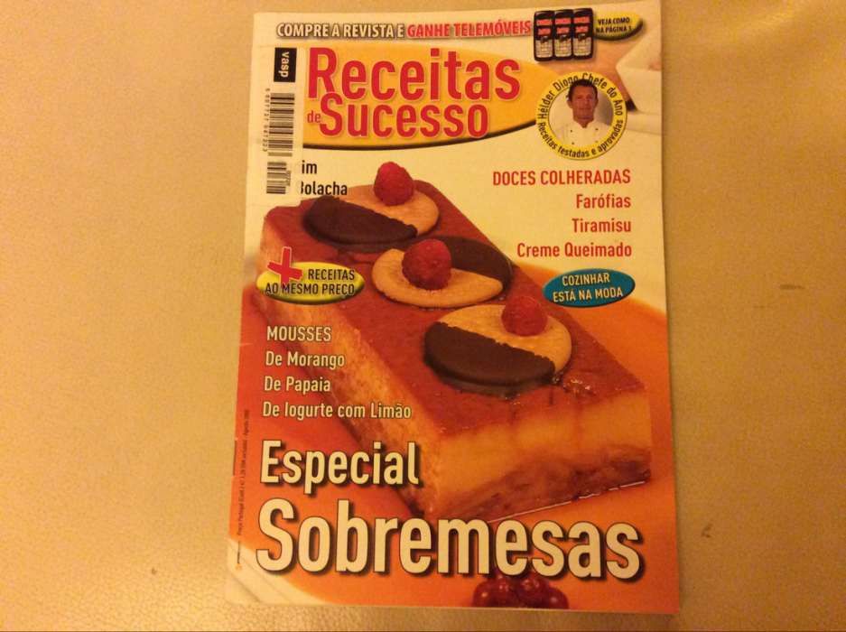 3 revistas de culinária