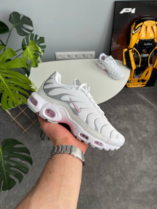 Nike Air Max TN + White Pink , Nike Air Max TN , жіночі кросівки найк
