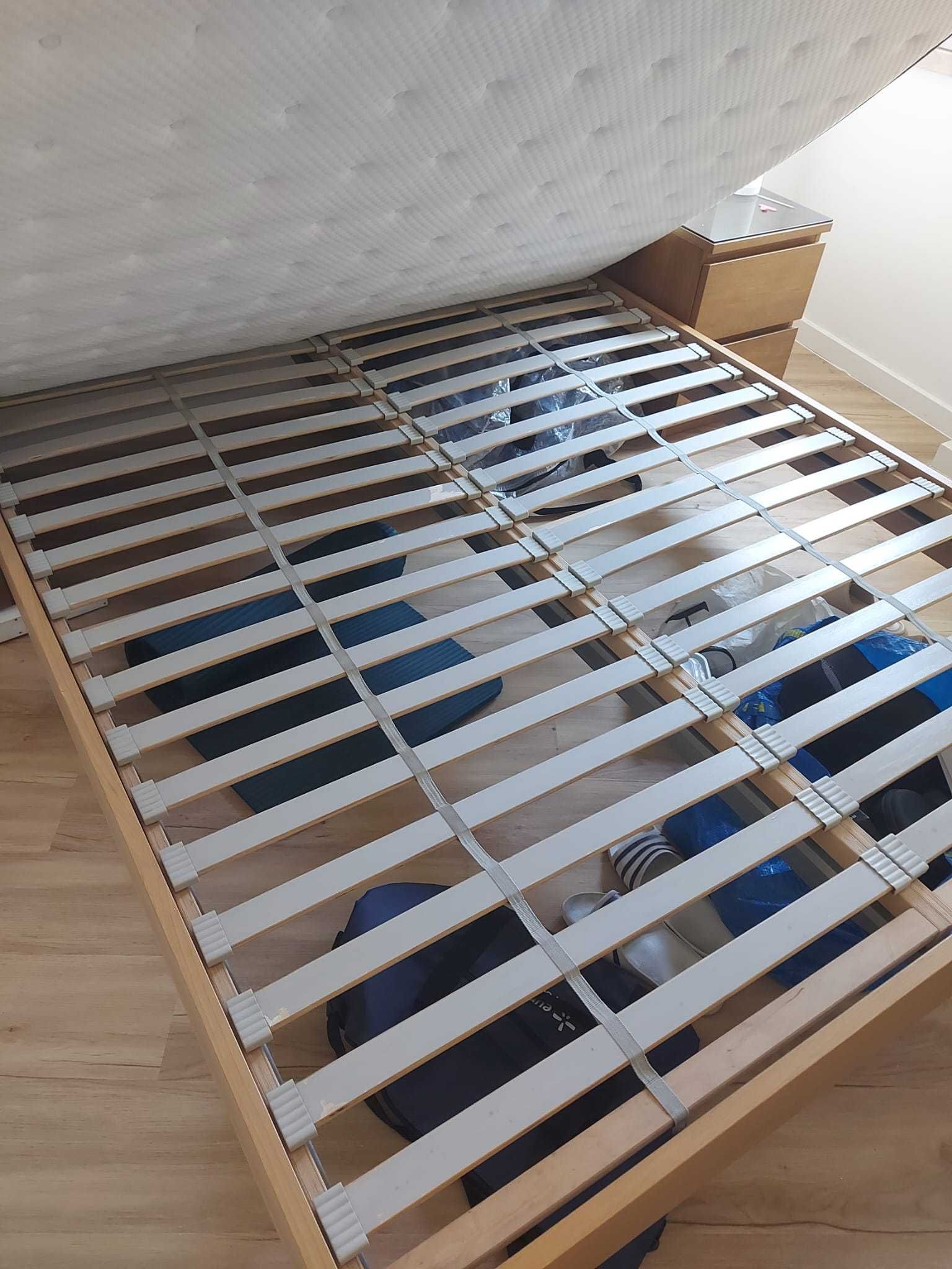 Cama MALM IKEA 160x200 carvalho claro