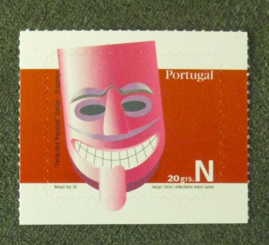 Série Autoadesivos nº 3368/3370 - Máscaras de Portugal (2º Grupo)