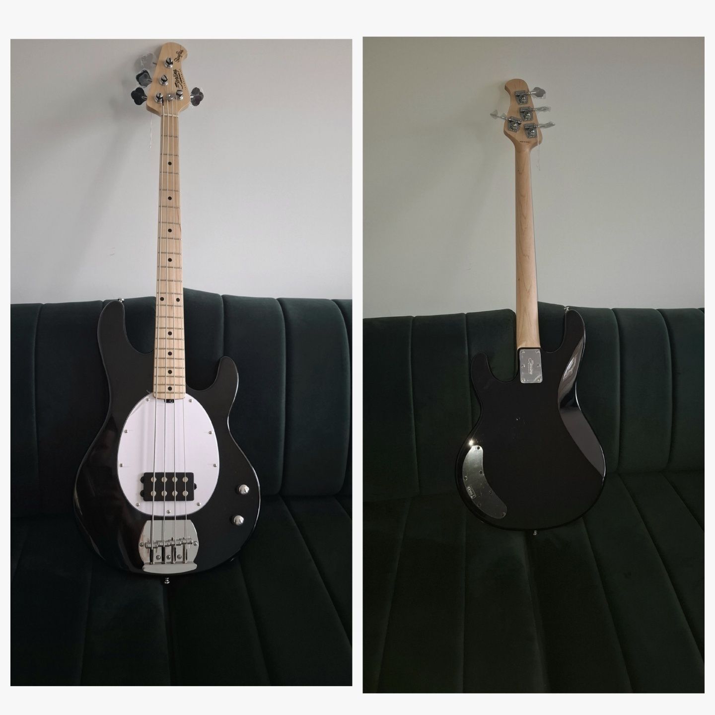 Gitara basowa Sterling ray2 by music man black 4 strunowa