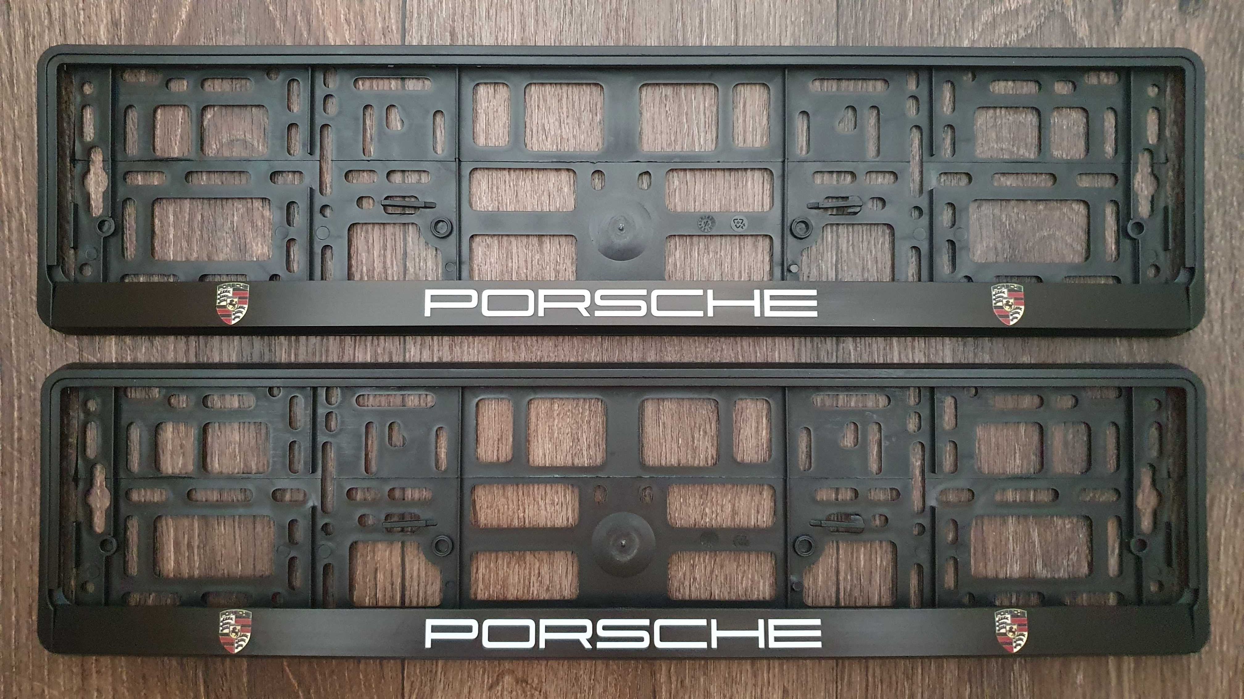 Рамка под номер Porsche. Эксклюзивные номерные рамки Porsche / Cayenne