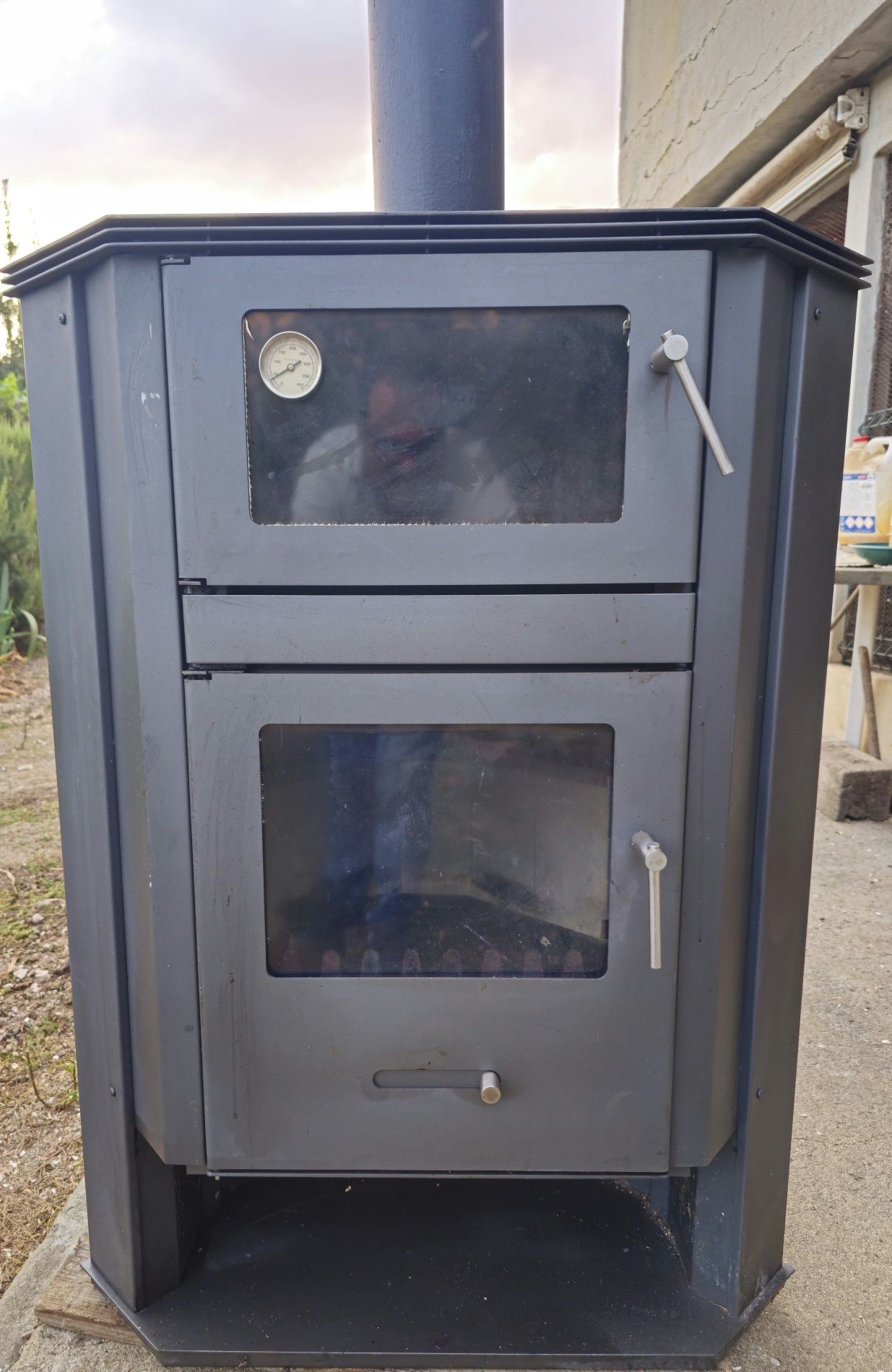 Salamandra com forno