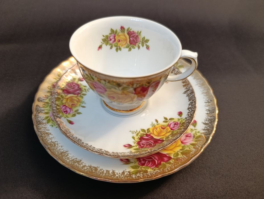 Porcelanowe trio niemieckiej marki Winterling