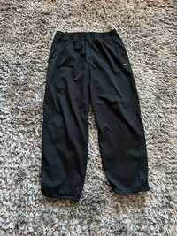 Nike Season Cuff Swoosh Nylon Parachute Pants Black Size L