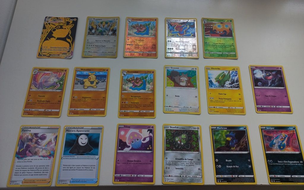 Cartas Pokémon originais- Origem Perdida