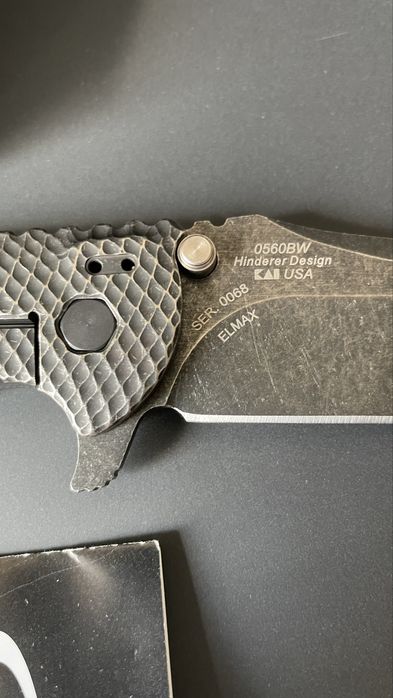 Zero Tolerance ZT 0560BW Rick Hinderer Flipper, G10, ELMAX Оригинал
