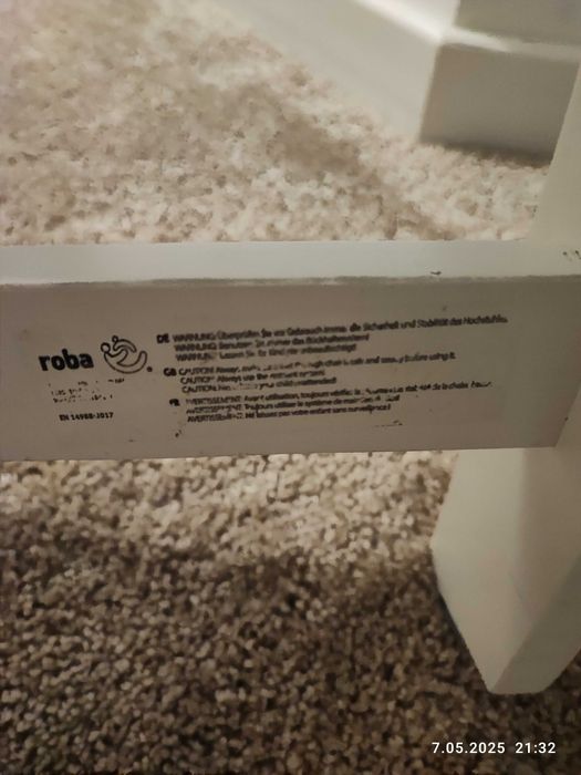 Krzesło roba dla dziecka