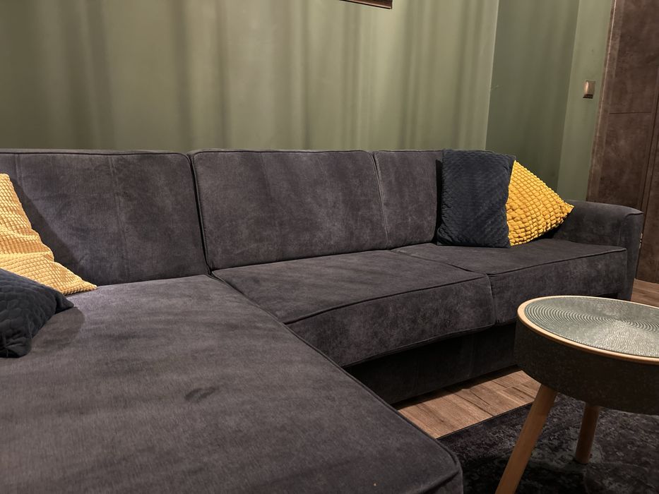 Sofa, narożnik, kanapa, wypoczynek z funkcją spania (jak nowy)