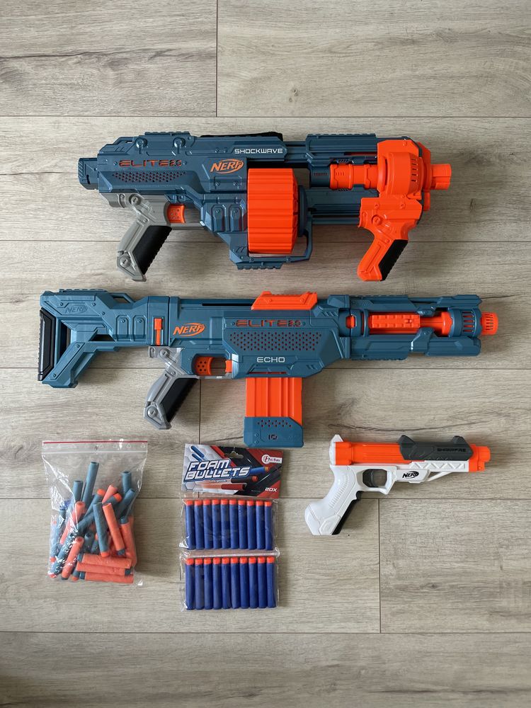 Nerf zestaw 3 + strzałki gratis !