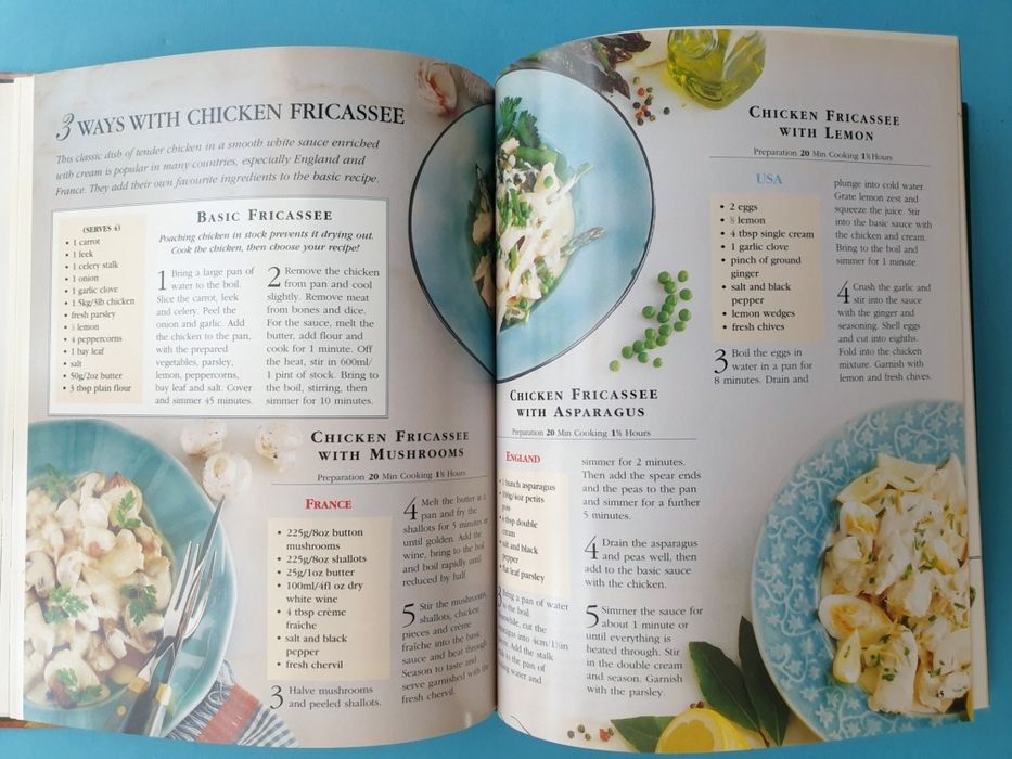 Livro "Pan-Cooked Chicken Dishes"