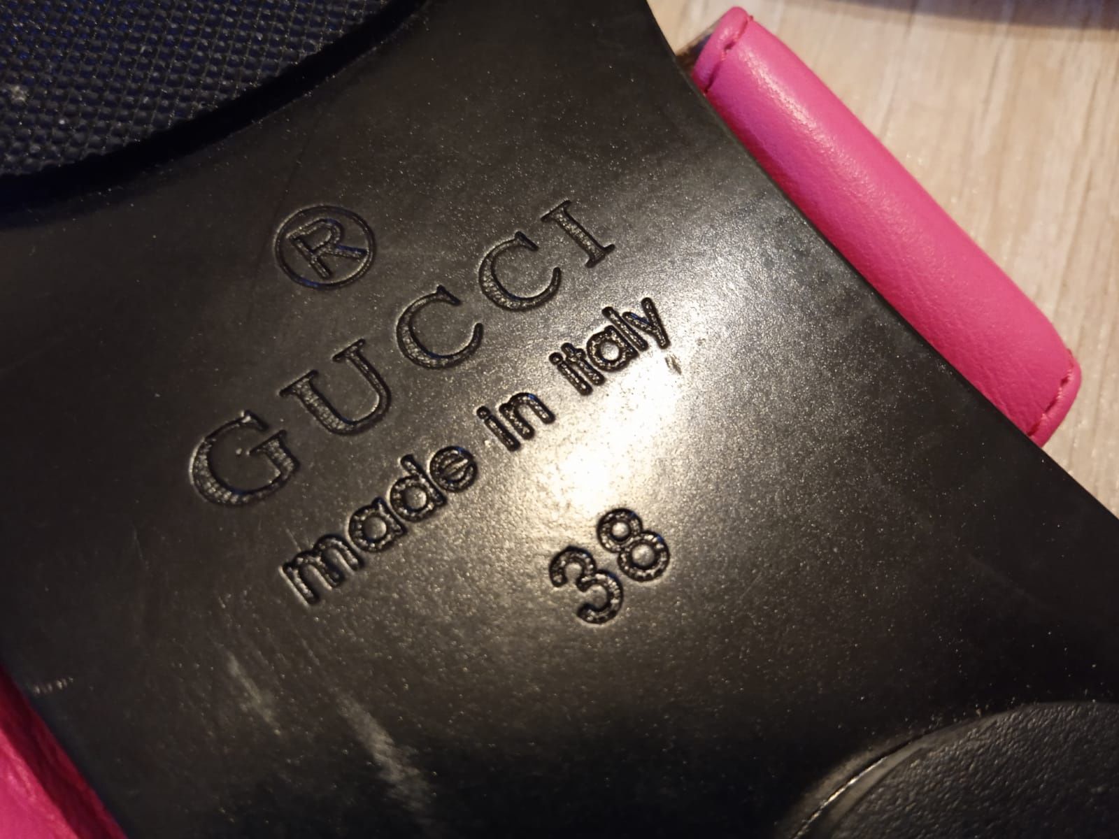 Gucci double G marmont flip flop sandały damskie