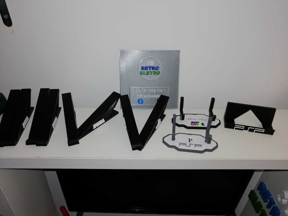 Suportes impressos em 3D para Todas Consolas, PS, XBOX, Sega, Nintendo