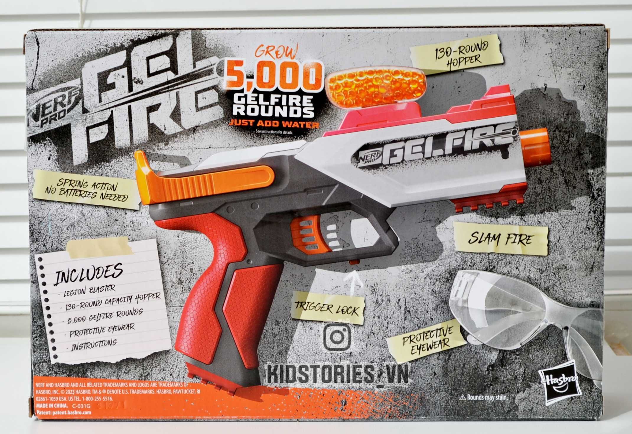 Бластер NERF Pro Gelfire Legion Нерф Легіон гелеві кульки   F7979  14+