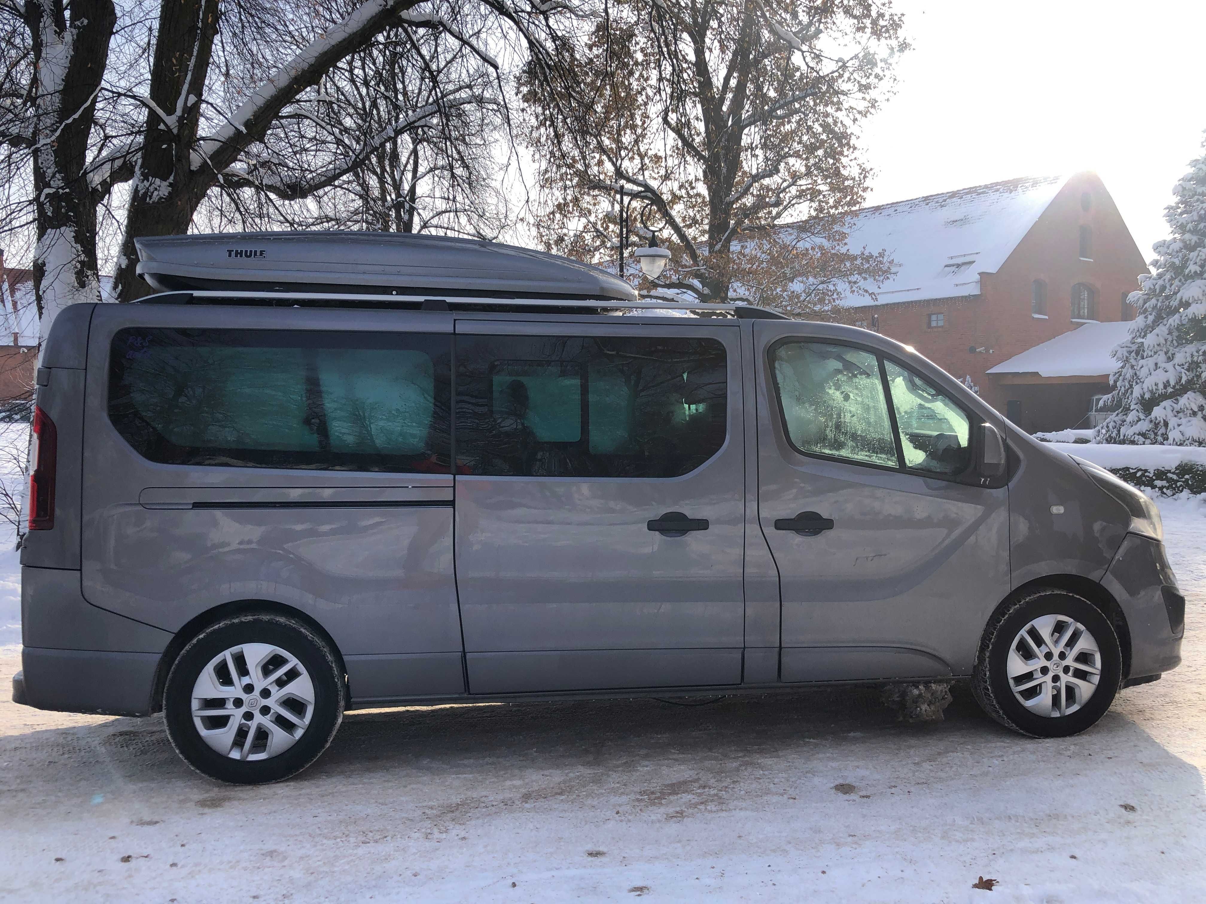 Wynajem busa, busów 9 os.  Wyjazdy wakacyjne + Box + Bagażnik rowerowy