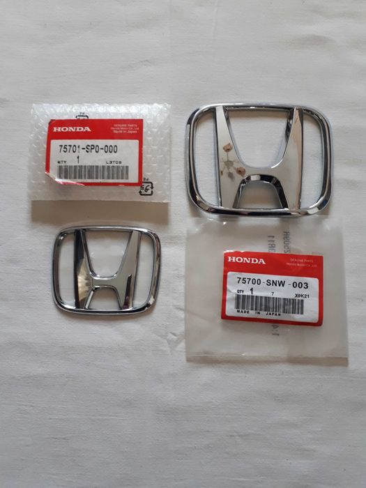 Эмблема значок шильдик HONDA Accord 7/8 /Civic /CR-V/Odyssey  Оригинал