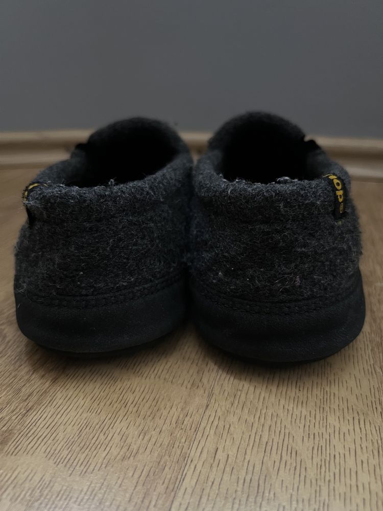 Buty kapcie ocieplane zimowe 39 flip flop filcowe wełniane