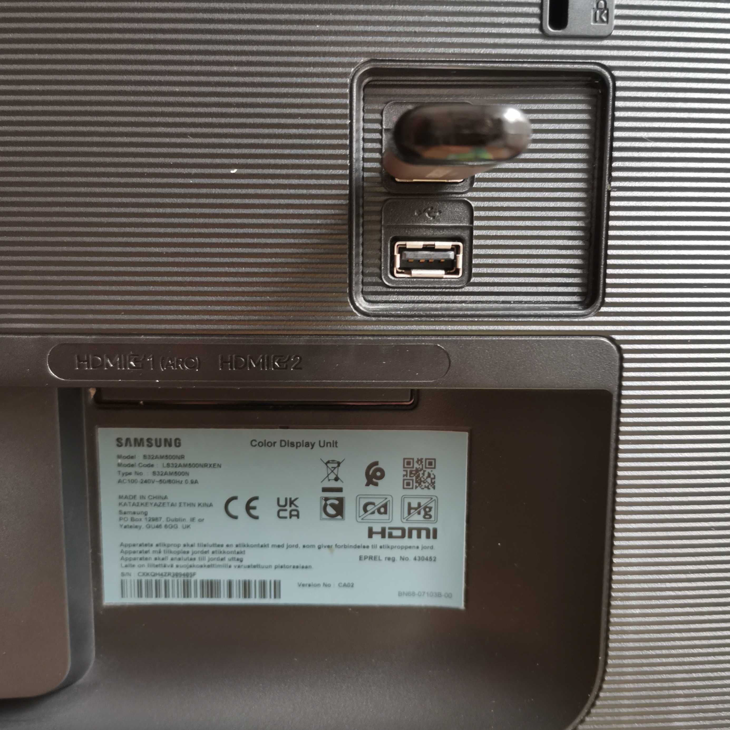 TV+Monitor Smart Samsung M5 32" LS32AM500NRXEN 32” FHD – Como Novo