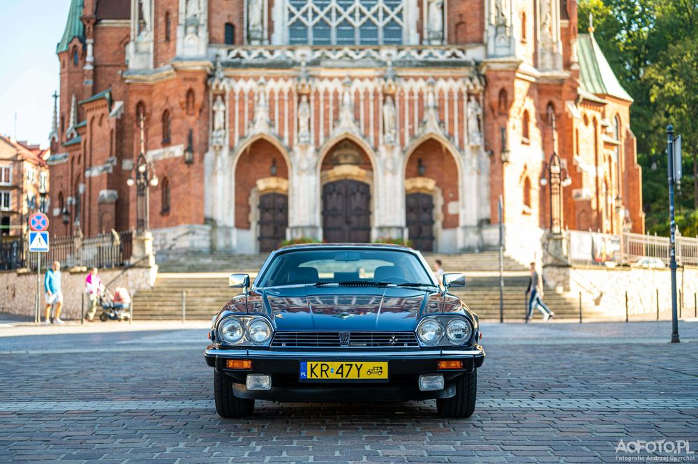 Jaguar XJS - Zabytek. Na sesje, ślub, eventy, samochód auto wynajem