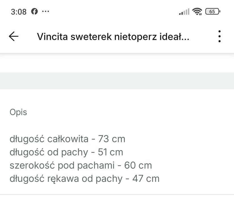 Sweterek pomarańczowo beżowy śliczny 44