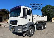 MAN 26.400 TGS wywrotka 3-str., 6x4, MEILLER, BORDMATIC, MANUAL, 322 t.km.  wywrotka, 3-str., BORDMATIC, MEILLER, MANUAL, 322 t.km.