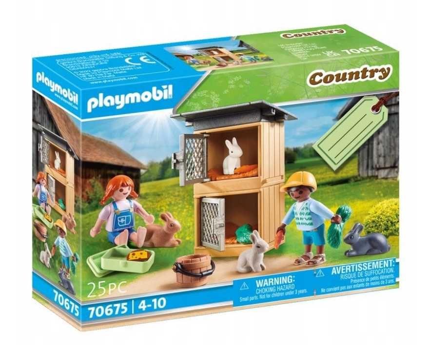 Playmobil Country 70675 karmienie królików