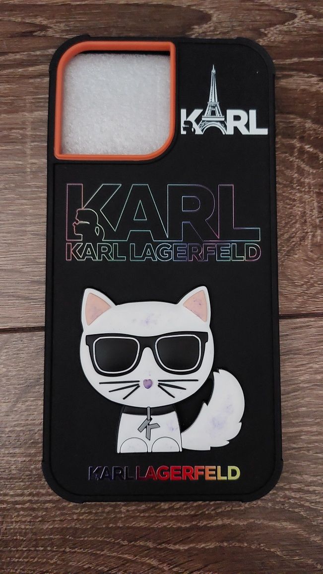 Nowe silikonowe etui IPHONE 13PRO MAX Karl Lagerfeld.