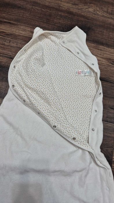 072 A otulacz tulik ocieplacz misiu kremowy 6-12 mies. rozm. 68-80