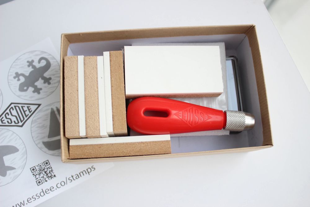 Набір для ліногравюри, виготовлення штампів Carve a Stamp Set