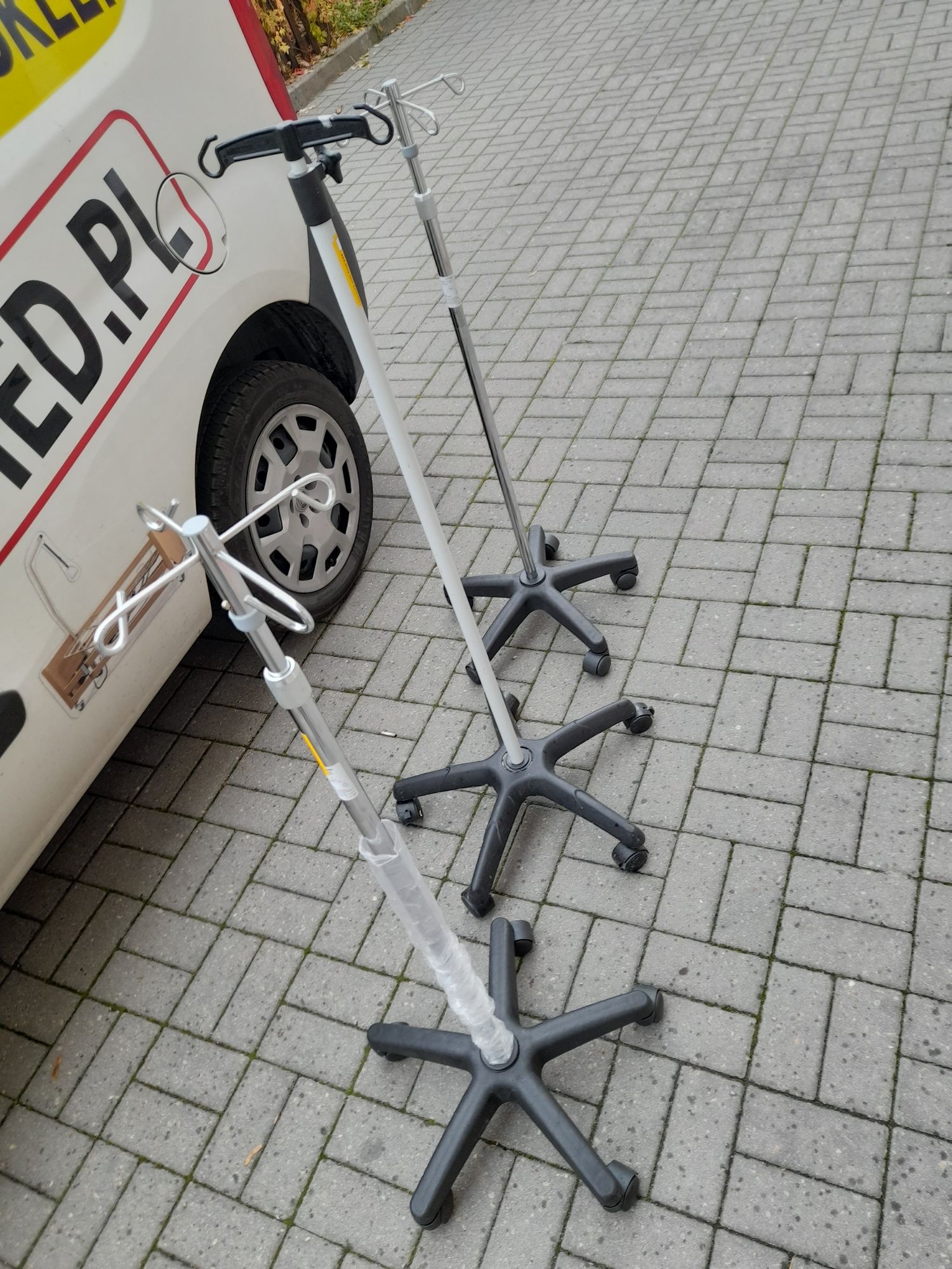 Stojak na | do Kroplówki Wypożyczalnia od 50zl/msc Warszawa Sklep IMED