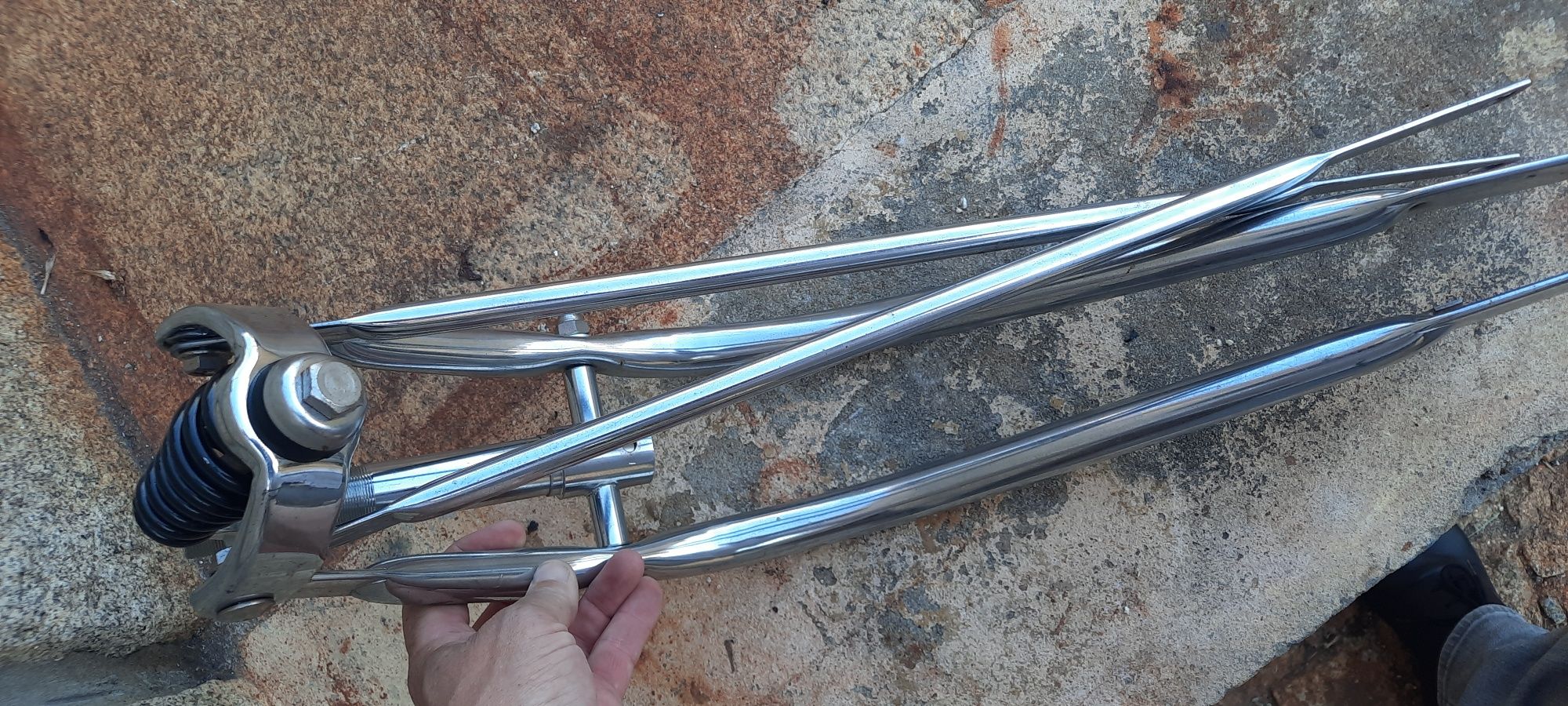 Forqueta para bicicleta custom low rider