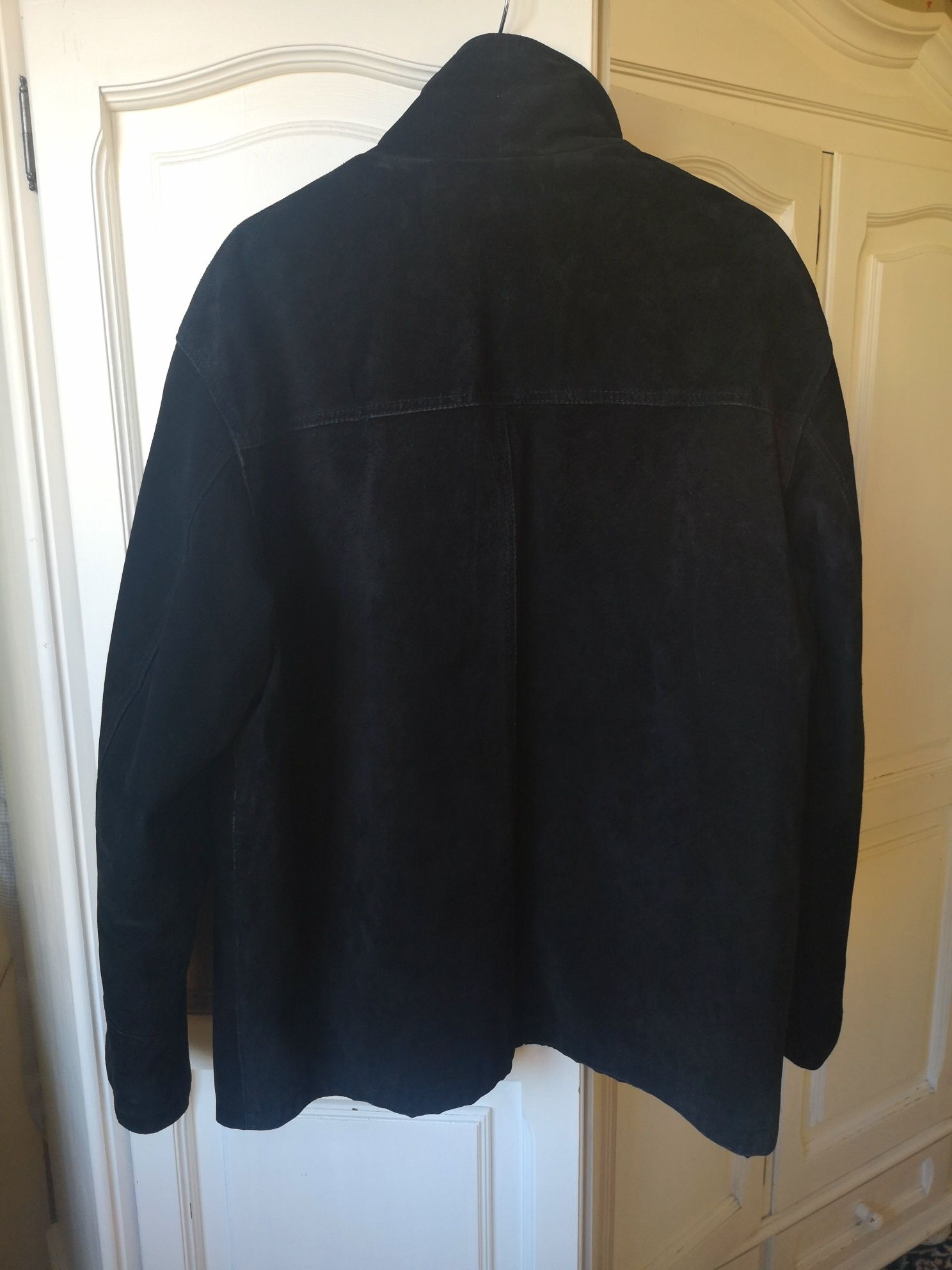 Męska kurtka zamszowa: TEX Collection rozm.XL - czarna