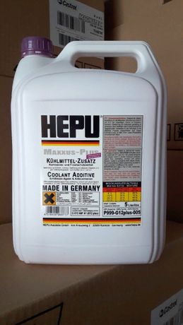 Антифриз концентрат Хепу HEPU G 12 plus -80°C фиолетовый (5 литров).
